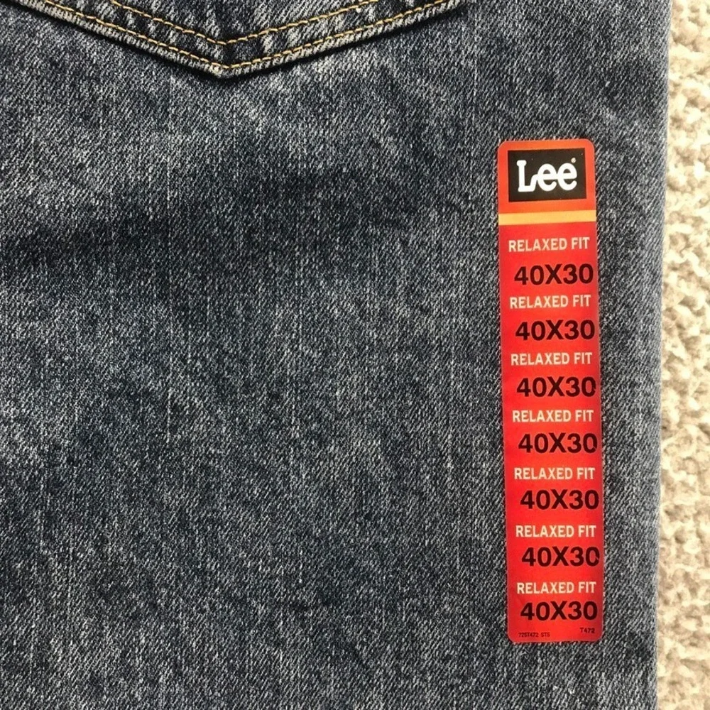 Lee Relaxed‎ Fit Jeans Mens 40X30 NWT